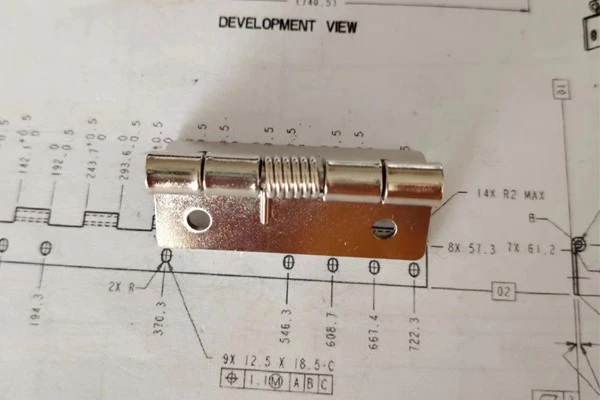 Factory Made High Quality Stainless Steel Double Spring Door Hinges